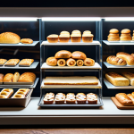 **

A detailed miniature of a Parisian bakery. Focus on the tiny pastries, bread loaves, and shopfront details. The scene should evoke a sense of warmth and freshly baked goods. Include tools like miniature tongs and baking sheets. "Safe for work", "appropriate content", "fully clothed" (implied in the scene), "professional", "perfect anatomy" (of static objects), "natural proportions", "high quality", "miniature diorama".

**
