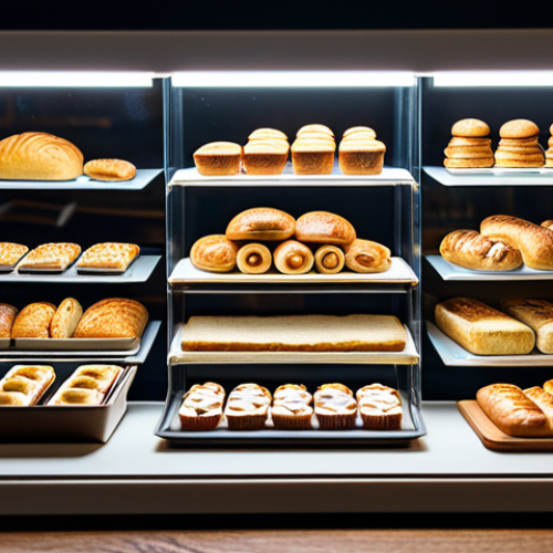**

A detailed miniature of a Parisian bakery. Focus on the tiny pastries, bread loaves, and shopfront details. The scene should evoke a sense of warmth and freshly baked goods. Include tools like miniature tongs and baking sheets. "Safe for work", "appropriate content", "fully clothed" (implied in the scene), "professional", "perfect anatomy" (of static objects), "natural proportions", "high quality", "miniature diorama".

**
