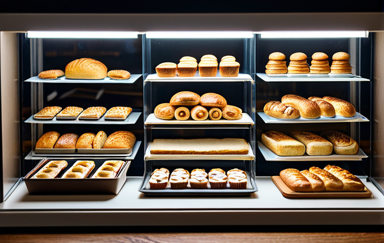 **

A detailed miniature of a Parisian bakery. Focus on the tiny pastries, bread loaves, and shopfront details. The scene should evoke a sense of warmth and freshly baked goods. Include tools like miniature tongs and baking sheets. "Safe for work", "appropriate content", "fully clothed" (implied in the scene), "professional", "perfect anatomy" (of static objects), "natural proportions", "high quality", "miniature diorama".

**